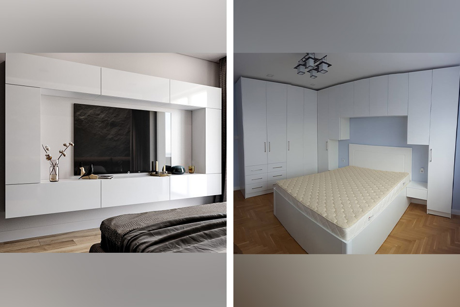 Секциите за спалня са красиви и практични