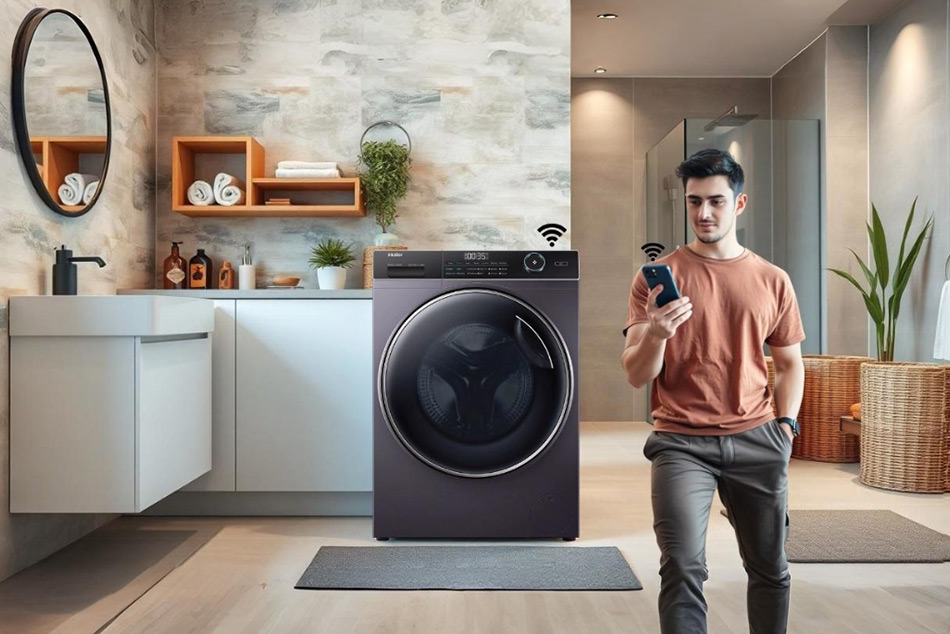 Перални и сушилни също могат да се контролират с умни системи