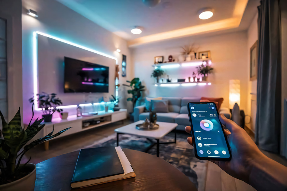 Осветлението също подлежи на автоматизиран контрол